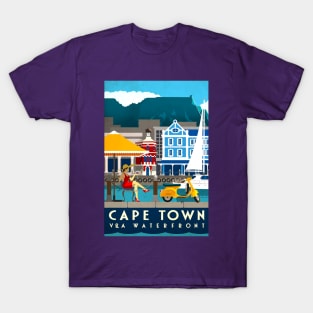 Vintage Travel Poster - Cape Town T-Shirt